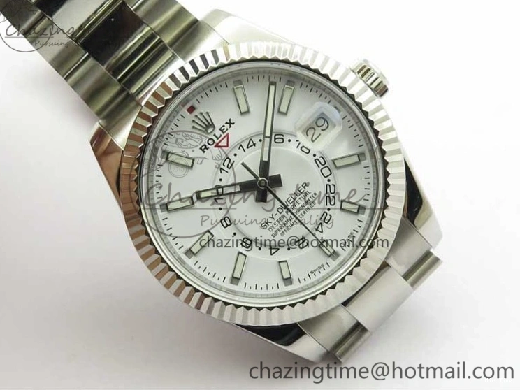 MiroTime 0503 Sky-Dweller 326934 SS Noob 1:1 Best Edition White Dial on SS Bracelet Asian 23J to TechFriendly 2880